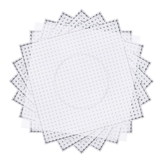Kit de tableros para cuentas Phinus, 6 piezas, tableros transparentes de 14 x 14 cm