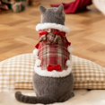 thumbnail image 4 of Hearth & Gear Plaid Two Legged Cape Autumn And Winter Style For Small And Frises. Pet Clothes for Medium Dogs Girl Pet Clothes for Large Dogs Female Pet Clothes Hangers for Small Dogs Pet Clothes Rack, 4 of 6