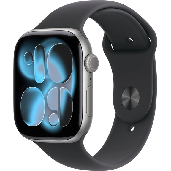 Pre-Owned Apple Watch Gen 11 Series 11 46mm Space Gray Aluminum - Black Sport Band MEV44LW/A