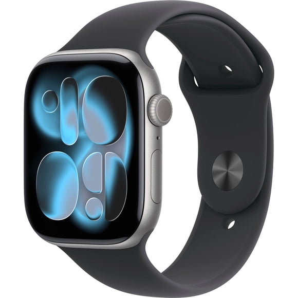 Refurbished Apple Watch Gen 11 Series 11 46mm Space Gray Aluminum - Black Sport Band MEV44AM/A
