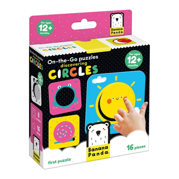 Banana Panda On-the-Go Puzzles Discovering Circles 12m 