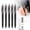 C, variant on YardChic 5Pcs Retractable Gel Ink Pens, 0.5mm Medium Point Smooth Writing Pens, Black Ink Pens with Silicone Grip, Retractable Pens for Journaling Note Taking, Classroom Office Essentials