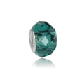 thumbnail image 1 of 20Pcs 10x19.5mm Handmaking Large Hole Glass Beads Mix Color Charm for Jewelry Making - Green, 1 of 7