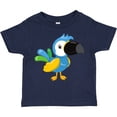 thumbnail image 3 of Inktastic Colorful Parrot, Tropical Parrot, Cute Parrot Boys or Girls Toddler T-Shirt, 3 of 5