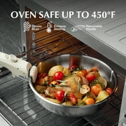 Koch Systeme CS Stainless Steel Cookware Set 7pcs with Detachable Handle