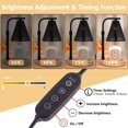 thumbnail image 2 of Candle Warmer Lamp,Candle Lamp with dimmer,Electric Candle Warmer for Jar Candles,Bedroom Home Decor,2H/4H/8H Timer,Adjustable Height with 2 Bulbs,Gifts for Mom, 2 of 8