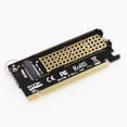 thumbnail image 3 of 2xNVMe M a 3 X16 Adaptador de Expansión Y Estuche para Disipador Negro perfke Convertidor NVMe SSD a PCIe, 3 of 9