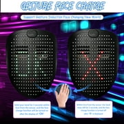 Depointer Life Music Led Mask with Music and Gesture Sensing, LED Lighted Face Transforming Mask for Costume Cosplay Party Masquerade