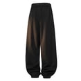 thumbnail image 3 of HOOMEUMY Men's Multi Pocket Cargo Jogger Pants Adjustable Drawstring Waist Elastic Cuffed Ankle Casual Trousers s Available, 3 of 7
