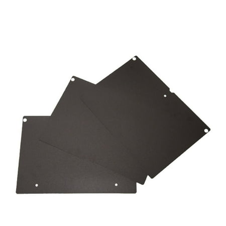 MakerBot Grip Surface Sheet for Replicator Plus 3D Printer with Stronger Adhesion and Reduced Warping and Curling (Black, 3-Pack)