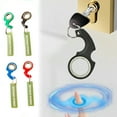 thumbnail image 3 of Fingertip Rotating Keyring Metal Gadget Anti Stress Toy Keychain Spinner Fidget Toy Stress Relief & Anti-Anxiety Sensory, 3 of 10