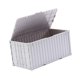 thumbnail image 4 of Contenedor de carga en miniatura, estuche de almacenamiento de gran capacidad para negocios, regalos y hogar. Gris, 4 of 9