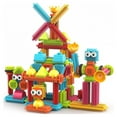 thumbnail image 6 of Contixo Bristle Building Blocks for Toddlers and Kids, Educational Sensory 3D STEM Building Toys, 144-Piece Set, 6 of 9