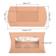 thumbnail image 2 of Unique Bargains Pillow Boxes, 50Pcs Wedding Gift Boxes 5.7 x 2.9 Inch for Wedding Yellow, 2 of 5