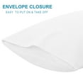 thumbnail image 5 of PiccoCasa 2Pcs Body Pillowcases Microfiber Pillow Covers, Jumbo Snow White, 5 of 8