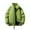Green Tops for Men, variant on IYTR Men's Winter Warm Stand Collar Down Jackets Coats Male Thick Loose Outwear Parkas Pockets Zipper Long Sleeve Overcoat Khaki L