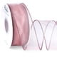 thumbnail image 1 of Cinta decorativa Ribbli, 3,8 cm x 18 m, organza, alambrada, color oro rosa, 1 of 4