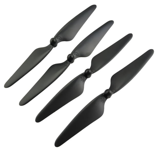 Hélice de plástico multicolor de 4 piezas para cuadricóptero B2SE Negro