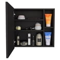 thumbnail image 4 of TUHOME Oman Medicine Cabinet - Color Black - Material Engineered Wood, 4 of 9