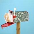 thumbnail image 6 of Bingfone Flowers With Leaves Magnetic Mailbox Cover Standard Size for Garden Yard Outdoor Decorations-21x18 in, 6 of 7