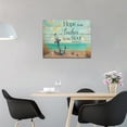 thumbnail image 4 of Anchor Bathroom Wall Art Sea Turtle Nautical Beach Ocean-Themed Pictures Wall Decor Bible Motivational Quotes Canvas Print Christian Artwork for Home Office Living Room Bedroom 16"x12", 4 of 6