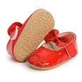 thumbnail image 6 of Yoyauz Baby Girl Mary Jane Shoes Anti Slip Rubber Sole Ballet Slippers Princess Dress Wedding Shoes Newborn Kids Shoes Toddler Shoes, 6 of 6