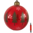 thumbnail image 1 of Billuyoard Bolas inflables de Navidad de 24 pulgadas, decoraciones para exteriores, decoraciones navideñas para patio, adorno inflable para jardín Kits de decoración para fiestas Numero 5 Billuyoard HA042543-06, 1 of 6