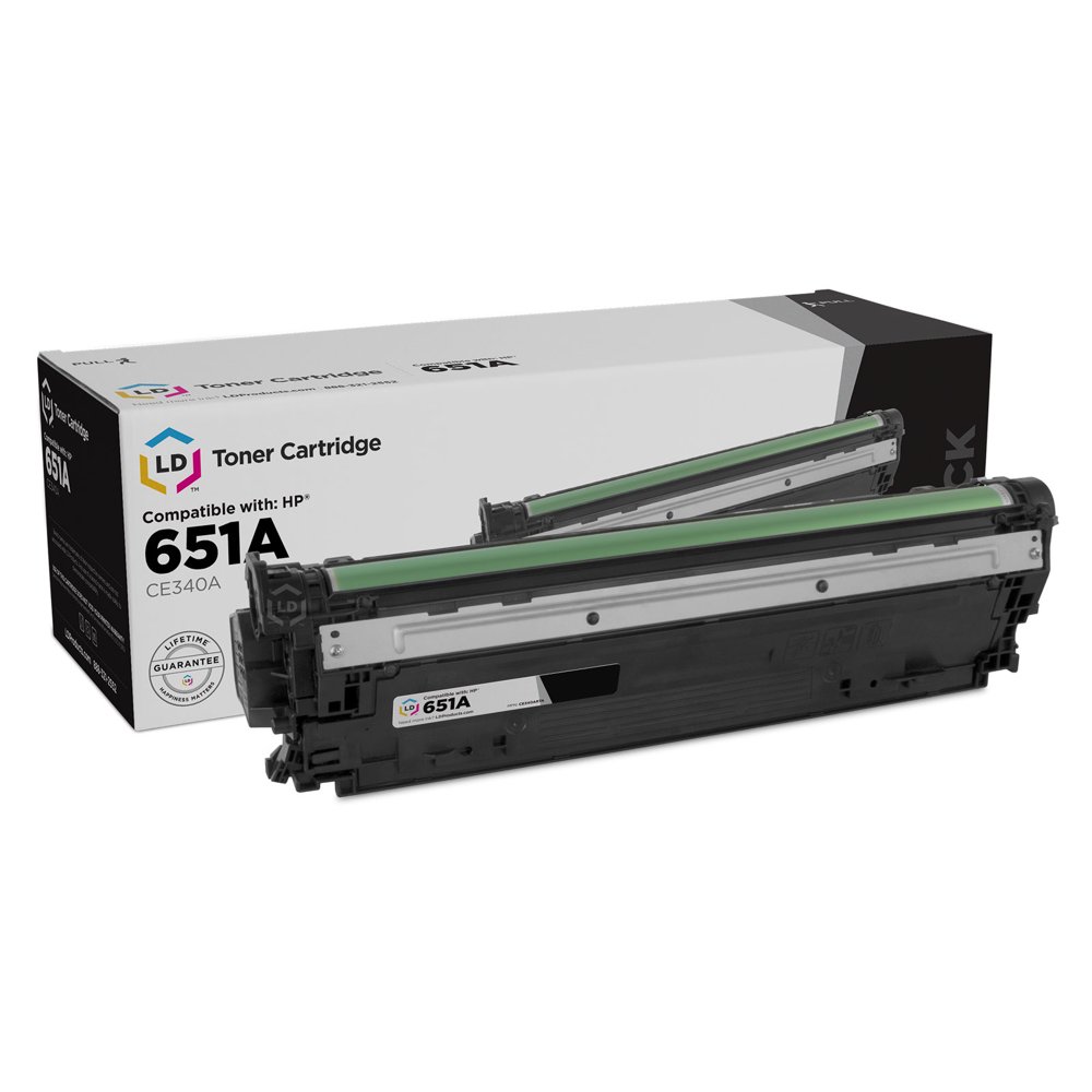 Ld Compatible Replacement For Hp 651a Ce340a Black Toner Cartridge For Enterprise And Laserjet 