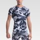 thumbnail image 3 of Camiseta sin mangas de compresión elástica para hombre, ideal para usar debajo de la ropa interior deportiva. gris, 3 of 9