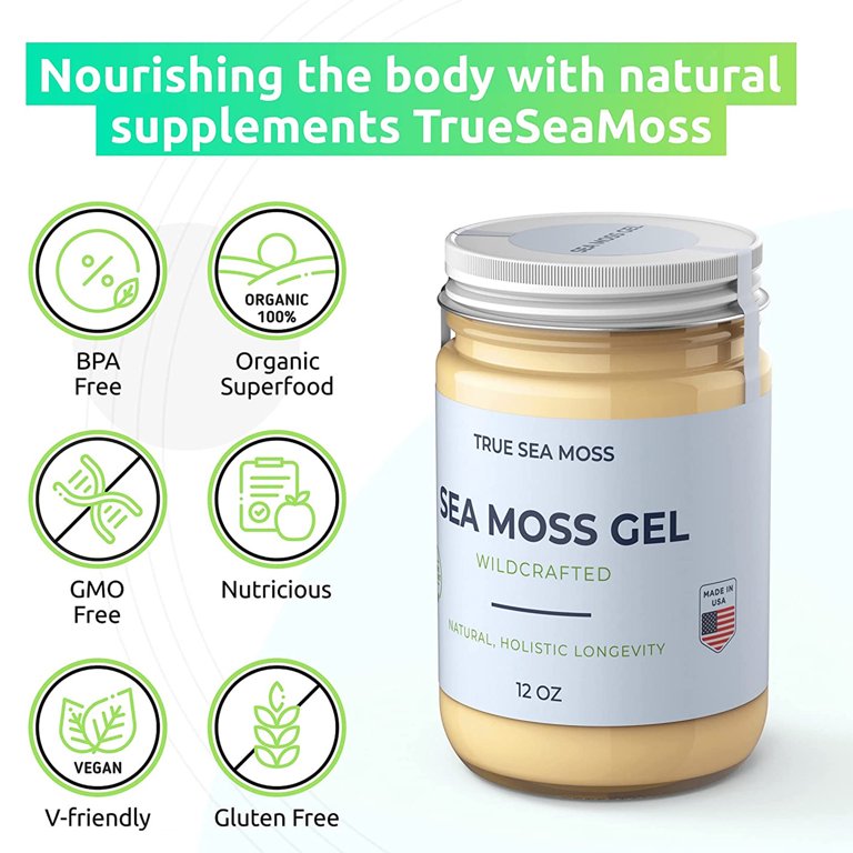 Turmeric and Honey infused Seamoss Gel – The Sea Moss Boss