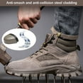 thumbnail image 6 of Work Shoes Men's Safety Shoes Breathable Lightweight Steel Toe Shoes Non-Slip Comfortable Fashion, 6 of 7