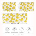 thumbnail image 2 of Yayeee Pillowcase Standard Size Set of 2 Satin Wrinkle Resistant Envelope Pillow Case, Yellow Rubber Ducks, 2 of 8
