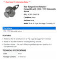 thumbnail image 2 of Rear Bumper Cover Retainer - Compatible with 1995 - 1999 Oldsmobile Aurora - Dorman, 2 of 2