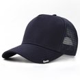 thumbnail image 1 of Gorra de copa alta de marca de moda para hombre, gorra de gran tamaño, gorra de béisbol informal de estilo coreano con cabeza grande para otoño e invierno, adelgazante, 1 of 6