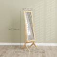thumbnail image 3 of HOMCOM Full Length Mirror, Free Standing Mirror with Rectangular Frame, 3 of 10