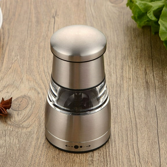 PBPBOX Hand Crank Pepper Grinder Large Pepper Mill Stainless Steel Grinding Daily Cooking 1Pcs