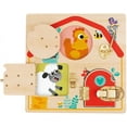 thumbnail image 1 of TOOKYLAND Wooden Busy Board - Activity Board, Preschool Learning Sensory Toy for Kids 3 Years Old +, 1 of 9