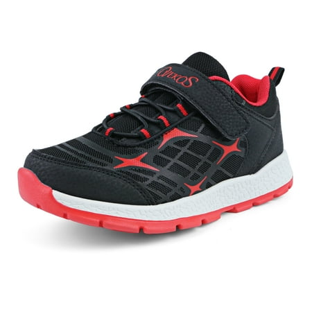 

Kid s Breathable Lightweight Hook-and-loop Fastener Sneakers Running Shoes