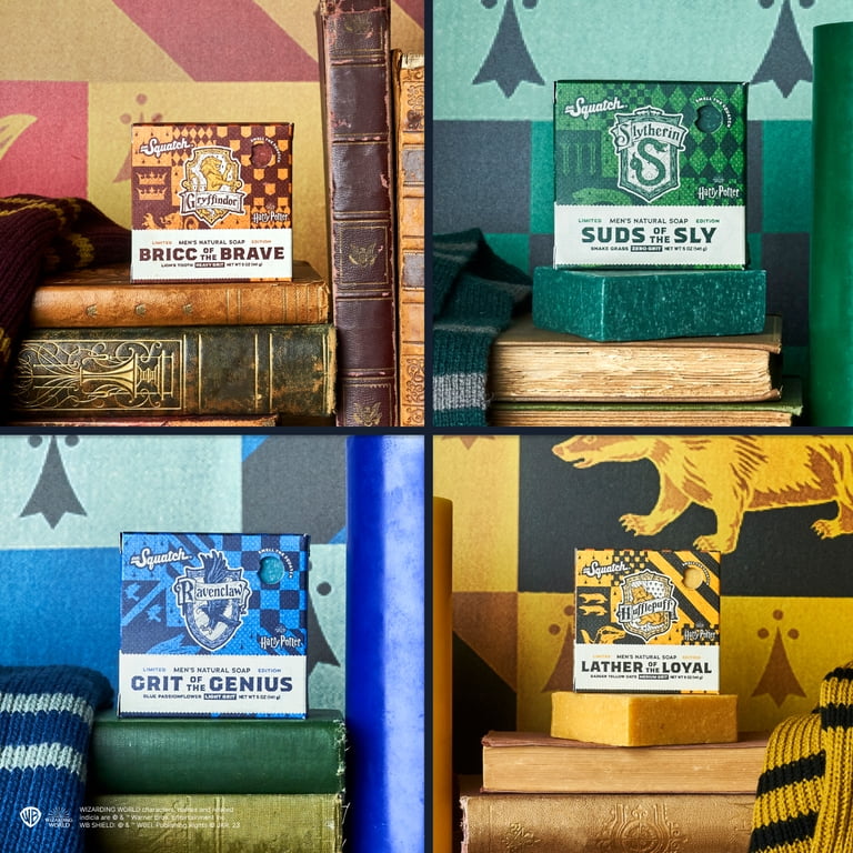 ドクタースクワッチ　ハリー・ポッター コレクションナチュラルソープ 4個セット Dr. Squatch Harry Potter Collection with Collector's Box - Men's