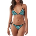 thumbnail image 1 of Balery Skull Cat Pijama Estampado Bikini de Dos Piezas para Mujer - Conjunto de Bikini Ajustable Sexy y Cómodo para Playa, 1 of 6