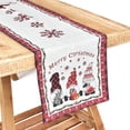 thumbnail image 4 of Under 10 Decorative Table Banner Christmas Table Runner Gnome Snowflake Rustic Table Runner for Holiday Decor 13x72 Inch, 4 of 5