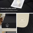 thumbnail image 6 of YEPCLUB Twin Size Comforter Set, 5-Piece Bed in a Bag, Ultra Soft Reversible All Season Bedding Set with Sheets, Pillowcase & Sham, Black, 6 of 6