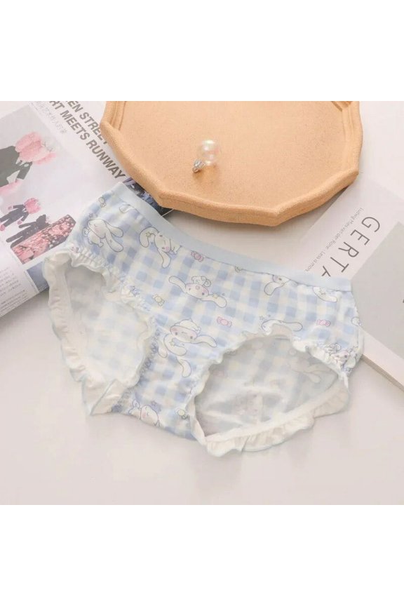 Japanese Sanrio Cinnamoroll Printed Underwear Women Sexy Lingerie Sex Woman Panties Kawaii Y2k  Sweet Girl Panties Large size