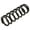 Black, variant on Race Tech Shock Spring Weight 93-107 lbs. / Spring Rate 4.4kg