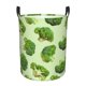 thumbnail image 1 of Balery Broccoli 3 Cesta de ropa redonda con asas, impermeable, independiente, para ropa, juguetes, dormitorio y familia-Medium, 1 of 6