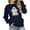Z15-Dark Blue, variant on Weebloom Halloween Sweatshirts For Teen Girls Boys Children Cute Hallowmas Printed Crew Neck Hoodless Long Sleeve Stylish Sweatshirt 3-4 Years
