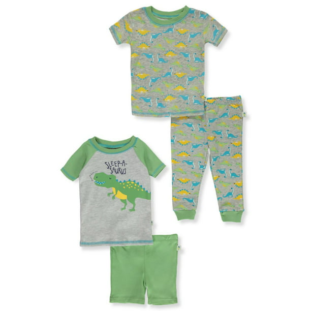 Duck Duck Goose Baby Boys' 4-Piece Mix-And-Match Dinosaur Pajamas Set ...