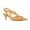 Orange, variant on XYD Women Pointed Toe Cutout Slingback Pumps Crisscross Strap Kitten Heel Office Lady Dress Shoes Size 7 Orange