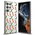 thumbnail image 1 of TalkingCase Slim Phone Case Compatible for Samsung Galaxy S22 Ultra 5G, Spicy Chili Pepper 3 Print, Thin Light, Flexible, Soft, USA, 1 of 6