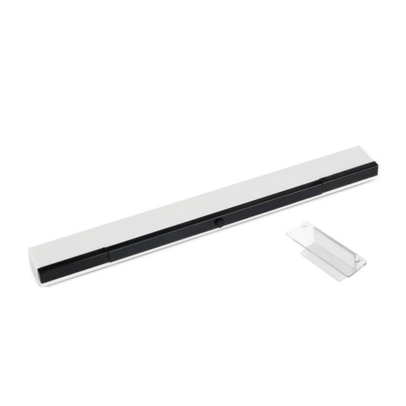 Wireless Wii Sensor Bar, Wireless Infrared Ray Remote Sensor Bar, Replacement Wii U Signal Receiver Motion Sensor Bar, Infrared Ray Inductor w/ Stand Fit for Nintendo Wii/Wii U Console